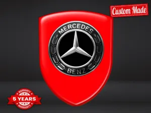 Mercedes Vinilos Personalizados Autos Limitados Estrella Minimalista